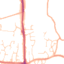 Daytime road noise heatmap for TN12 0DD
