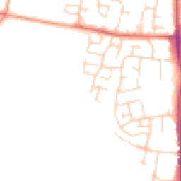 Daytime road noise heatmap for TN12 0EH