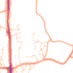 Daytime road noise heatmap for TN12 0FN