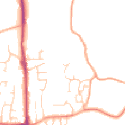 Daytime road noise heatmap for TN12 0FW