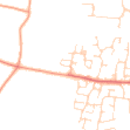Daytime road noise heatmap for TN12 0FZ