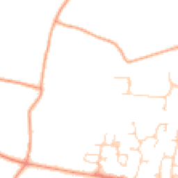 Daytime road noise heatmap for TN12 0GD