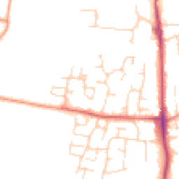 Daytime road noise heatmap for TN12 0GN