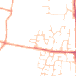 Daytime road noise heatmap for TN12 0GP