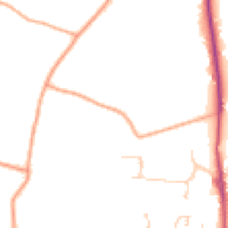 Daytime road noise heatmap for TN12 0RB