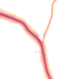 Daytime road noise heatmap for TN12 0RJ