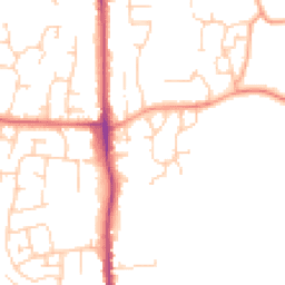 Daytime road noise heatmap for TN12 0SB