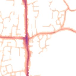 Daytime road noise heatmap for TN12 0SD