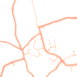Daytime road noise heatmap for TN12 5BD