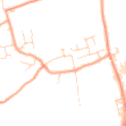 Daytime road noise heatmap for TN12 5BY