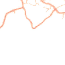 Daytime road noise heatmap for TN12 5DU