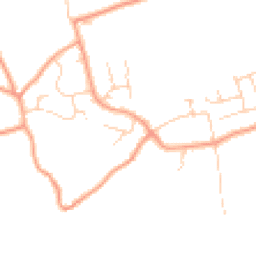Daytime road noise heatmap for TN12 5EG