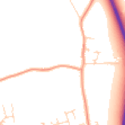 Daytime road noise heatmap for TN12 5JH