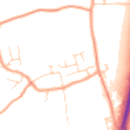 Daytime road noise heatmap for TN12 5PB