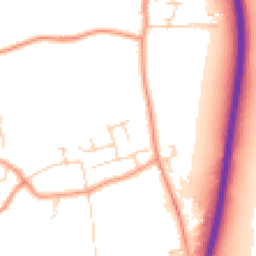 Daytime road noise heatmap for TN12 5PD