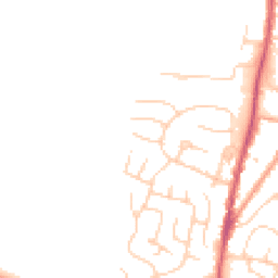 Daytime road noise heatmap for TN12 6BD