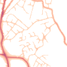 Daytime road noise heatmap for TN12 6BL
