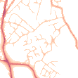 Daytime road noise heatmap for TN12 6BQ