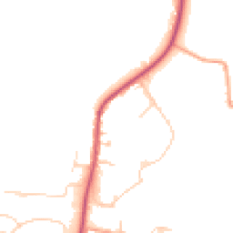 Daytime road noise heatmap for TN12 6DD