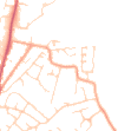 Daytime road noise heatmap for TN12 6EX