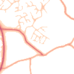 Daytime road noise heatmap for TN12 6FB