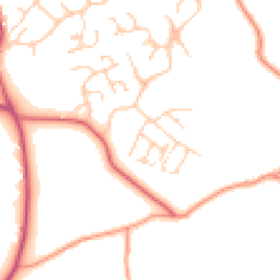 Daytime road noise heatmap for TN12 6FD