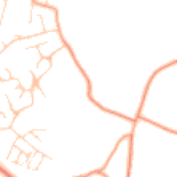 Daytime road noise heatmap for TN12 6HQ