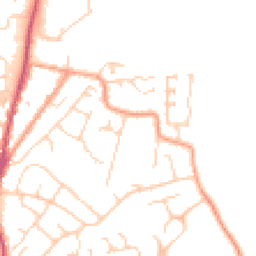 Daytime road noise heatmap for TN12 6HU