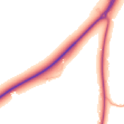 Daytime road noise heatmap for TN12 6QB