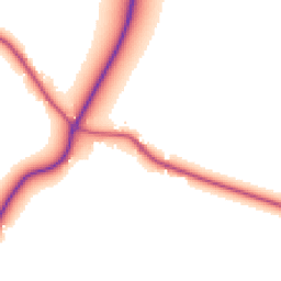 Daytime road noise heatmap for TN12 6QR