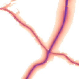 Daytime road noise heatmap for TN12 6QU