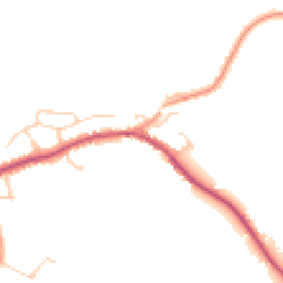 Daytime road noise heatmap for TN12 6RB