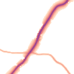 Daytime road noise heatmap for TN12 6SL