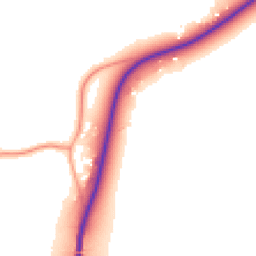Daytime road noise heatmap for TN12 6SQ