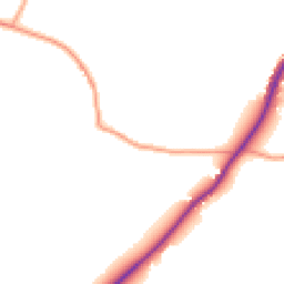 Daytime road noise heatmap for TN12 6SR