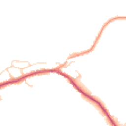 Daytime road noise heatmap for TN12 6SY