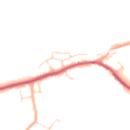 Daytime road noise heatmap for TN12 6TA