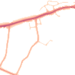 Daytime road noise heatmap for TN12 6TR