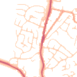 Daytime road noise heatmap for TN12 6TY