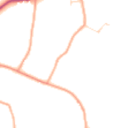 Daytime road noise heatmap for TN12 6WB