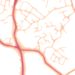 Daytime road noise heatmap for TN12 6XL