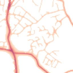Daytime road noise heatmap for TN12 6XN