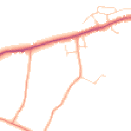 Daytime road noise heatmap for TN12 6YW
