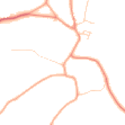 Daytime road noise heatmap for TN12 7AD