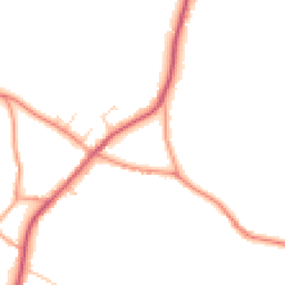 Daytime road noise heatmap for TN12 7BY