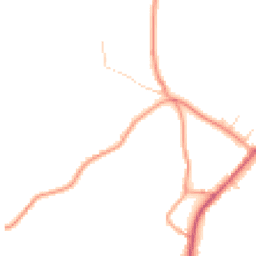 Daytime road noise heatmap for TN12 7ER