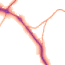 Daytime road noise heatmap for TN12 7HF