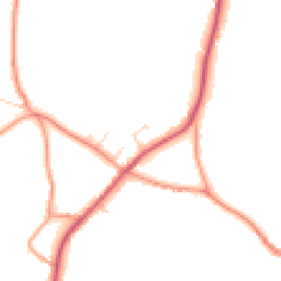Daytime road noise heatmap for TN12 7JB