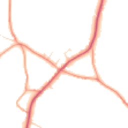 Daytime road noise heatmap for TN12 7JH