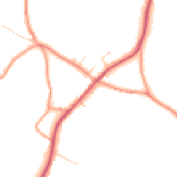Daytime road noise heatmap for TN12 7JR